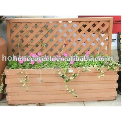 Corrosion-resistant and anti worm-eaten wpc flower pot