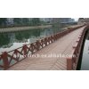 WPC decking for floating bridge