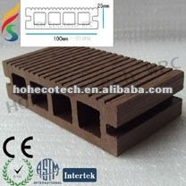 木製のプラスチックDeckingのセリウムISO9001 ISO14001は承認した