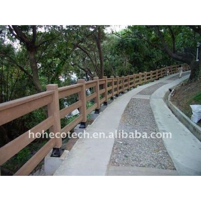 Weatherproof WPC composite fencing/railing outdoor railing WPC fence composite railing