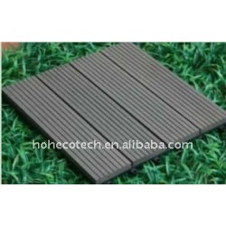 紙やすりで磨く表面の木製のプラスチック合成のdecking WPCのフロアーリングかdecking