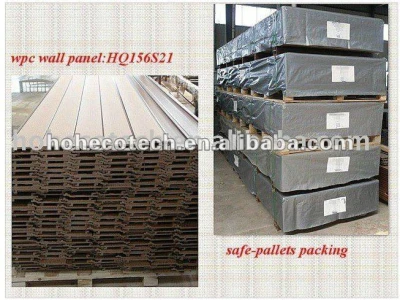 Huasu good design anti-UV water-proof wpc wall cladding (CE ROHS)