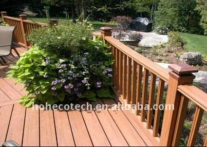 wpc wood fence wpc park fencing WPC composite fencing/railing