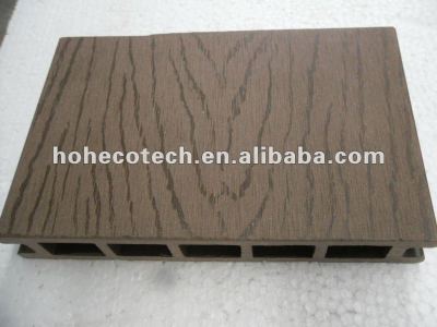 100% recycled wpc outdoor hollow flooring (wpc decking/wpc wall panel/wpc leisure products)