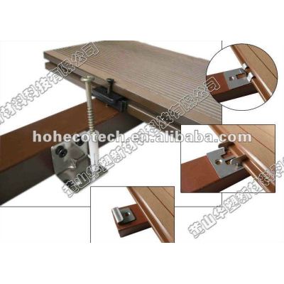 WPC decking accesorries Clip and screws End fastener clip Composite wood timber WPC Decking /flooring wpc composite