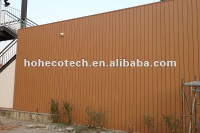 Wood looking eco-friendly composite wall siding