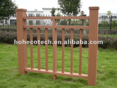Hot sell !Water proof (Wood plastic composite) outdoor wpc stair railing/playground railing