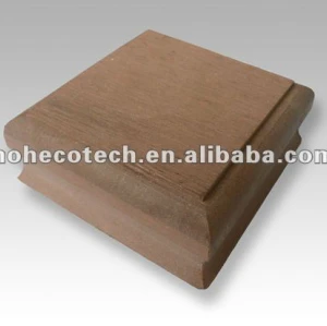 Wood plastic composite wpc fencing post cap