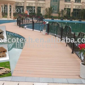 대중적인 WPC 갑판 널 또는 옥외 decking 또는 마루