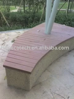 composé en bois de decking extérieur
