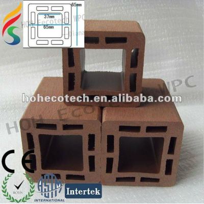 Hot sell !Water proof (Wood plastic composite) wpc handrail for outdoor steps/garden handrail/stair handrail