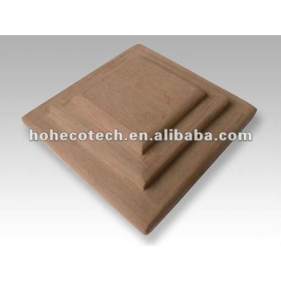 wood plastic composite good quality wpc fencing post cap