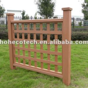 Natural looking (Wood plastic composite) wpc composite stair railing/garden railing/playground railing