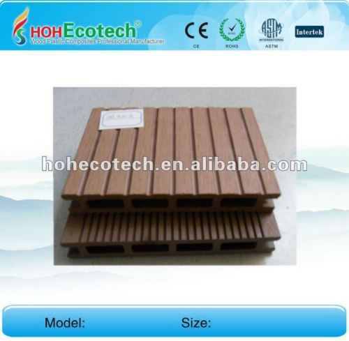 Anti-UV water-proof wood plastic composite outdoor decking board (CE ROHS)