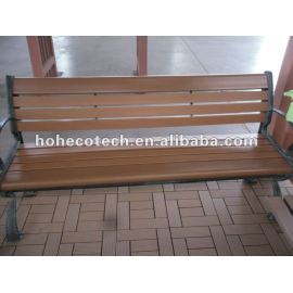 Chaise extérieure de wpc respectueux de l'environnement durable (preuve de l'eau, résistance UV, résistance à se décomposer et fente)