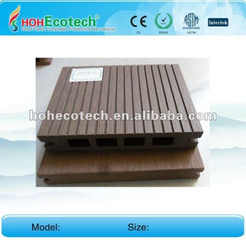 Anti-UV water-proof wood plastic composite outdoor decking board (CE ROHS)