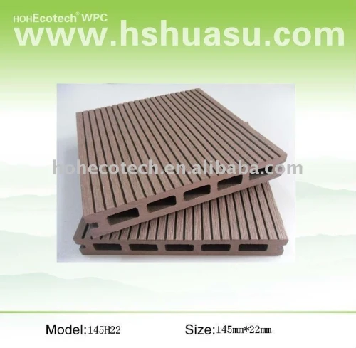 Wpc decking esterno ( iso9001, iso14001, rohs, ce )