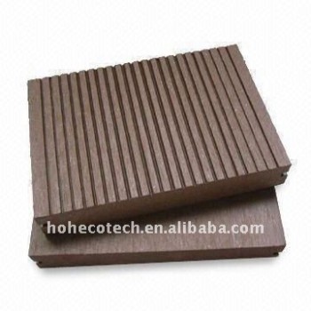 Hölzerner zusammengesetzter Decking wpc Deckingfußboden Zusammensetzungplastikdecking