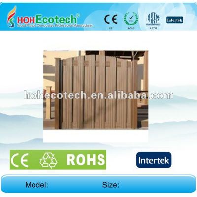 100% recycled wpc high quality garden fence (wpc flooring/wpc wall panel/wpc leisure products)