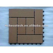 Waterproof WPC sauna board floor tile for garden / balcony /backyard/courtyard
