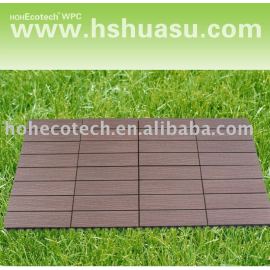 Eco - friendly wood plastic composite decking telha