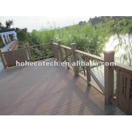 Recycling decking floor / outdoor floor/ wpc decking / wood plastic composite decking /wpc plank in project
