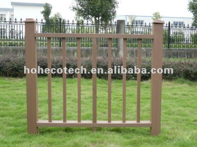 Hot sell !Water proof (Wood plastic composite) wpc stair railing/garden railing/guard rails