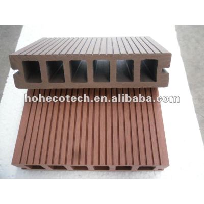 Easy installation high quality wpc hollow decking (CE ROHS)