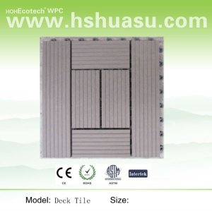 300x300mm Outdoor DIY WPC Deck Tile