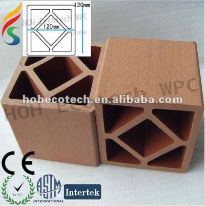 Hot sell !Water proof (Wood plastic composite) wpc post for outdoor steps/railing post/stair post