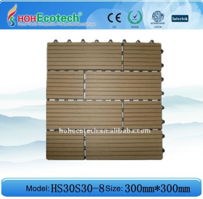 floor tile eco-friendly wood plastic composite