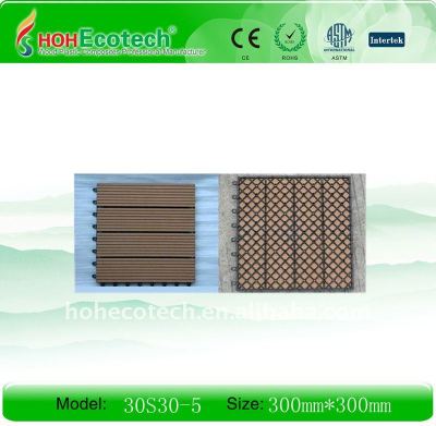 wpc outdoor Tiles(ISO9001,ISO14001,ROHS,CE)