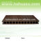 factory price UV-resistent laminate decking/hollow board(250*25)