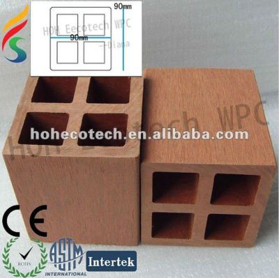 Hot sell !Water proof (Wood plastic composite) wpc post for outdoor steps/railing post/stair post