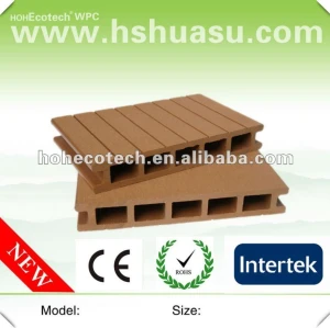 Decking composé en plastique en bois résistant de bonne qualité de l'eau