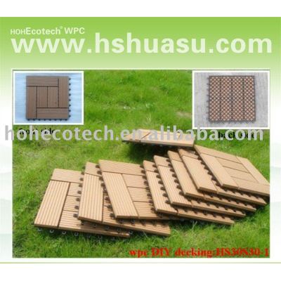 100% recyclable wpc solid tile