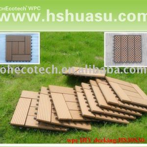 100% recyclable wpc solid tile