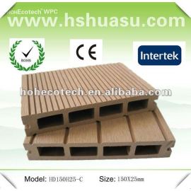 Anti-UV wood plastic composite outdoor decking (CE ROHS)