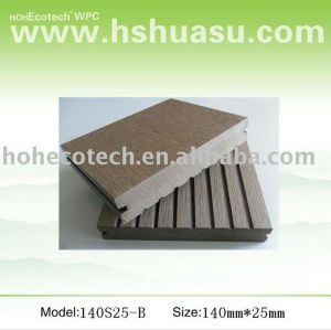 100% recycle environmental wpc decking