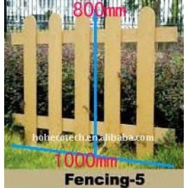 combination fencing-wpc material/garden decoration