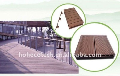 160x25mm grooved wpc deck with textures
