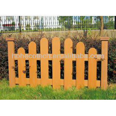 Easily Fabricated Leisure Garden fencing/Wood plastic composite fencing