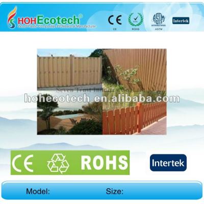 Cedar/copper brown/wood/sandalwood/coffee/grey/dark grey wood plastic composite fence