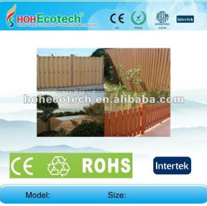 Cedar/copper brown/wood/sandalwood/coffee/grey/dark grey wood plastic composite fence
