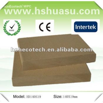 Reciclado de plástico de madera al aire libre wpc decking ( ce rohs )