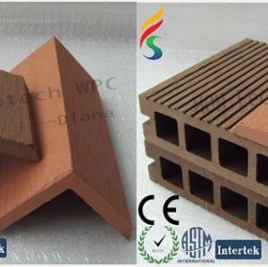 durable hot sale wood plastic composite decking accessory(water proof, UV resistance, resistance to rot and crack)