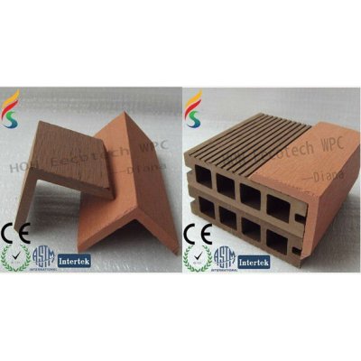 durable hot sale wood plastic composite decking accessory(water proof, UV resistance, resistance to rot and crack)