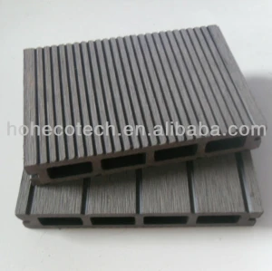 Anhui Ecotech wpc wood plastic composite hollow outdoor decking popular size 150*25mm CE Rohus ASTM FSC approved