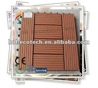 Hot sale outdoor deck, eco-friendly wpc diy tile (CE ROHS)