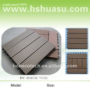 WOOD PLASTIC COMPOSITE diy tile-waterproof wpc